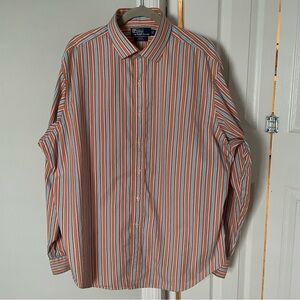 Polo Ralph Lauren regent classic fit striped shirt size 17.5 36/37